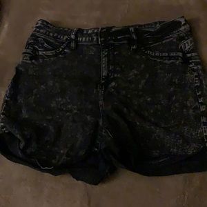 Grey And black shorts size 13.